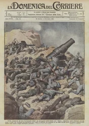 Gestern Morgen gelang es dem Gegner, in das Reduit des Dente (Pasubio) einzudringen